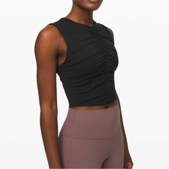 lululemon athletica Tops - Lululemon Find Your Feeling Tank - Black Size 6